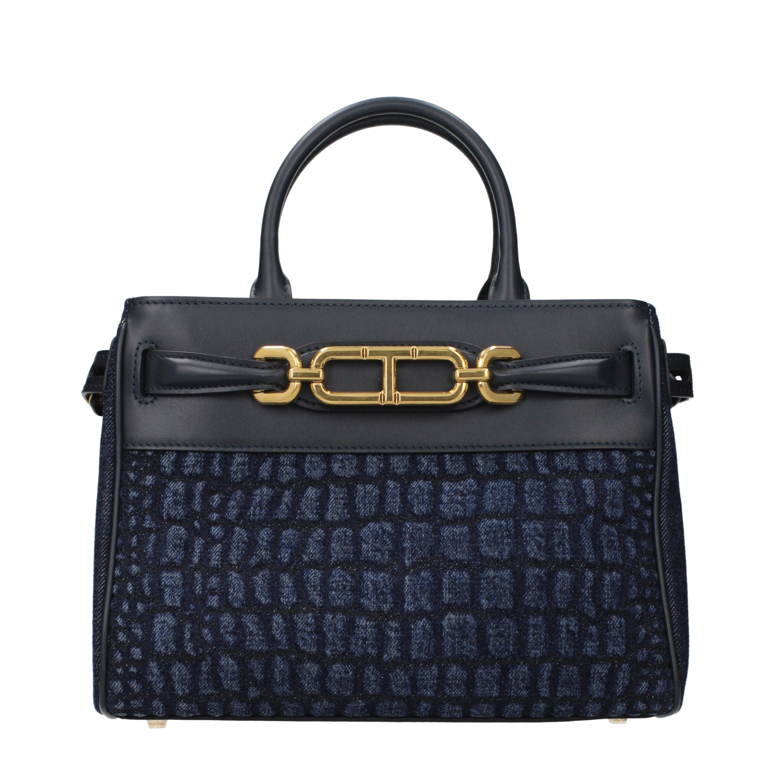 Tom Ford Blue Fabric Handbag